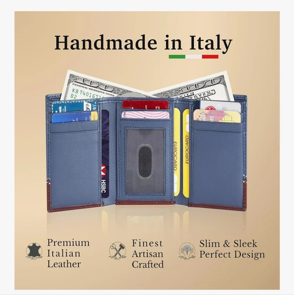 🔥clearance🔥 Calgari Italy Leather Wallet
